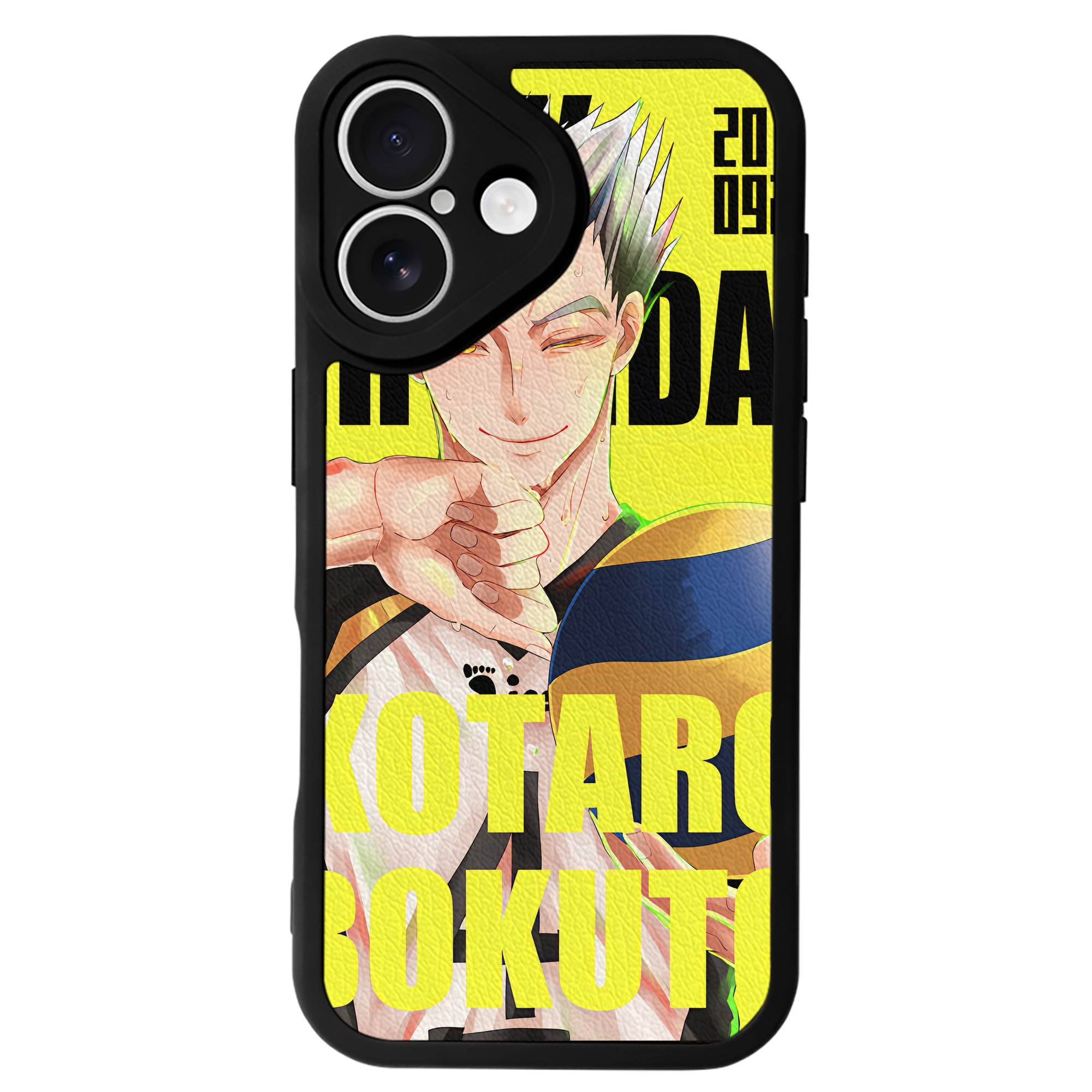 （画像用） ハイキュー!! Haikyu!! 【iPhone 16シリーズ対応】シリコンスマホケース（レザー調） 材質：シリコン